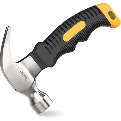 Молоток-гвоздодер Deli YS EDL441008, 0,25 кг, фибергласовая рукоятка