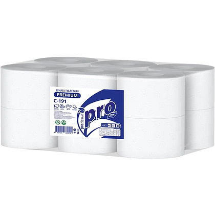Бумага туалетная  PROtissue 170м, 2 слоя, Instant, 100% целлюлоза - 2