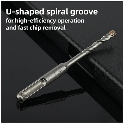 Бур по бетону Deli YS EDH-YCZ16012-E1, 12x160 мм, X-Tip, SDS-PLUS - 8