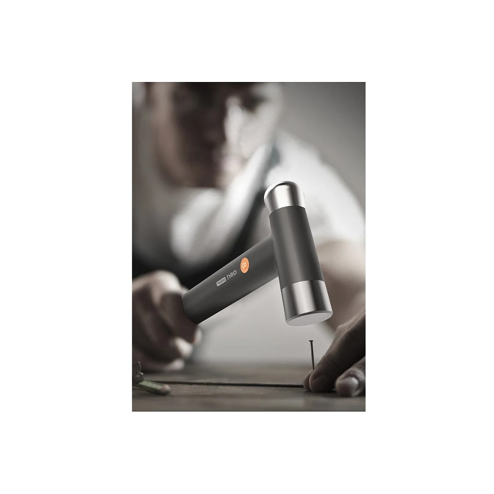 Молоток Deli HS EHT7008L, 0,25 кг, Soft Touch, зеленый - 11