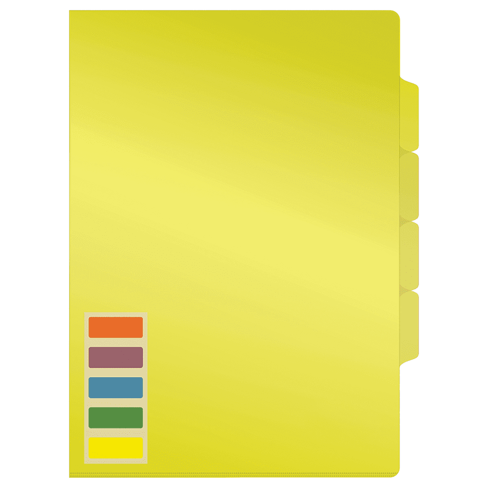 Папка-уголок "Стамм", А4, 150 мк, ассорти - 3