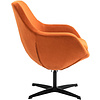 Кресло мягкое EVERPROF Rocky, ткань, оранжевый, металл - 3