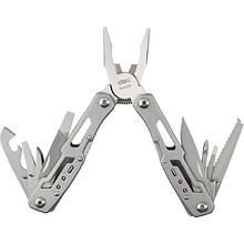 Мультитул Deli YS EDL555201, 13 функций, алюминий, серый