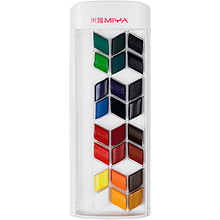 Набор красок акварельных "Himi Rhombus", 24 цвета, кюветы