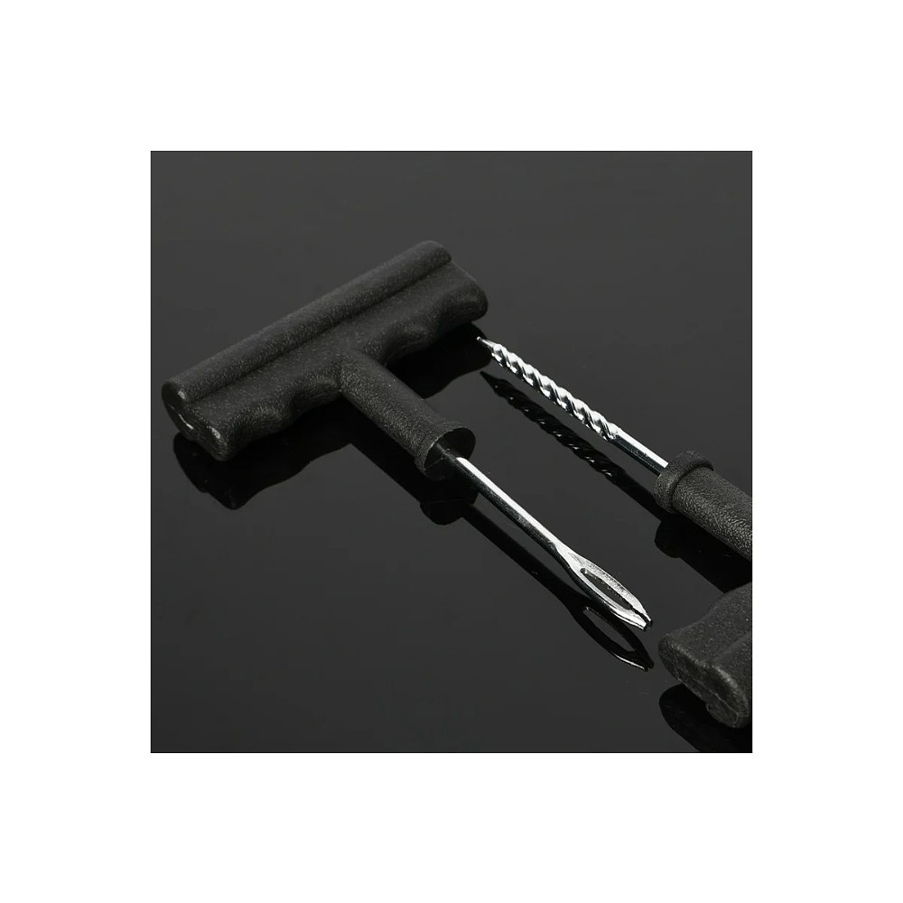 Комплект для ремонта шин Deli YS EDL120001, 7 предметов, черный - 4