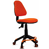 Кресло для детей Бюрократ "KD-4-F", ткань, пластик, оранжевый - 2