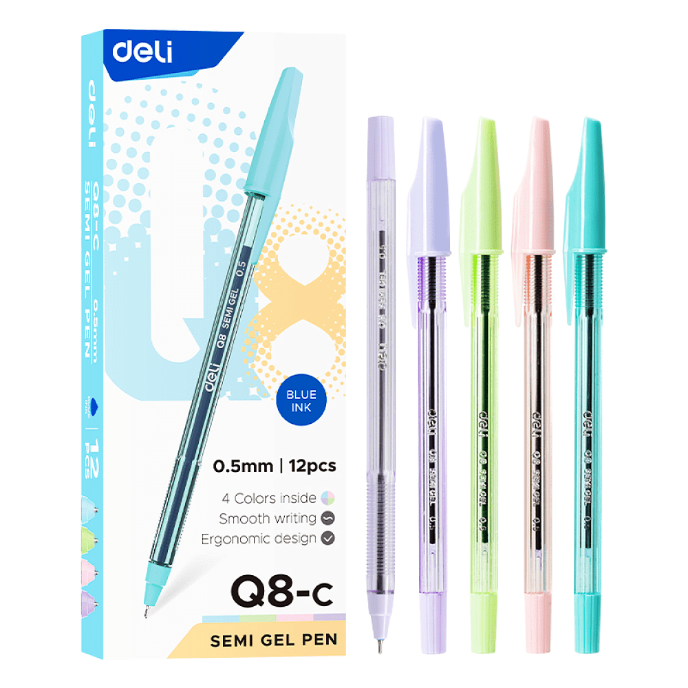 Ручка шариковая "Think", 0.5 мм, прозрачный, стерж. синий - 2