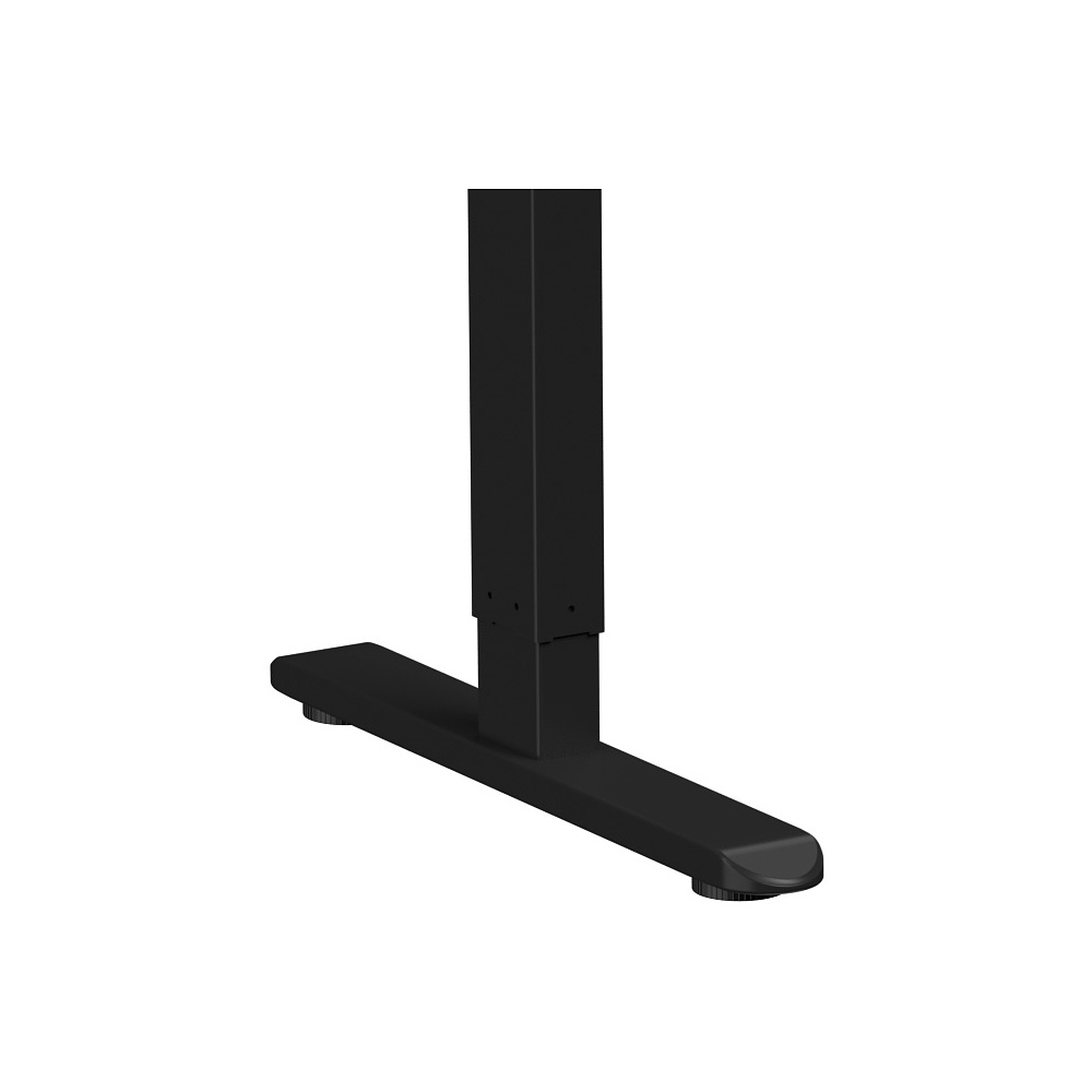 Стол с электроприводом WellDesk Basic 1300x675х18 черный/дуб денвер трюфель (9191456+9072454) - 5