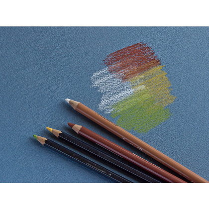 Бумага для смешанных техник"Fabriano. Cromia", 50х65 см, 220 г, светло-синий - 4