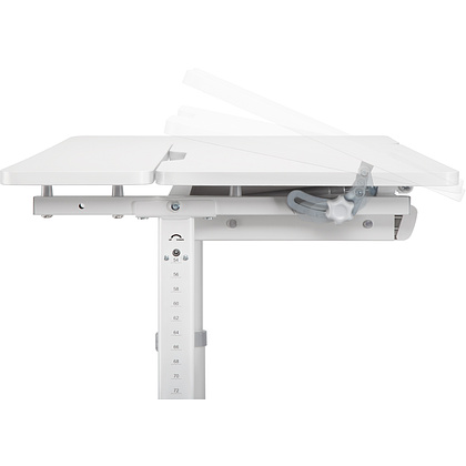 Комплект Ergosmart ученический Smart 100: парта E603 GREY, полка к парте E611 WHITE, накладка  на стол Е511 - 5