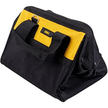 Сумка для инструментов Deli YS EDL-P1, 300х230х250 мм, ткань Oxford, черный, желтый