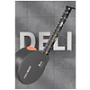 Рулетка Deli HS HT8519C, 5 м х 19 мм, Soft Touch, оранжевый - 3
