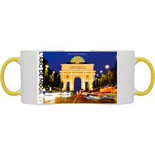 Кружка керамическая "L'arc de Mogilev"