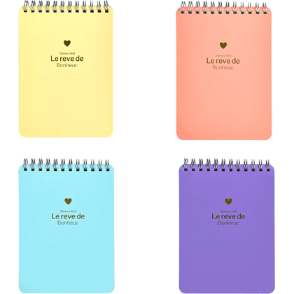 Блокнот "2310G24", А6, 60 листов, линейка, ассорти