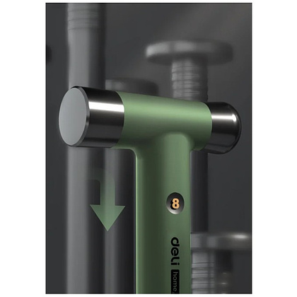 Молоток Deli HS EHT7008L, 0,25 кг, Soft Touch, зеленый - 4