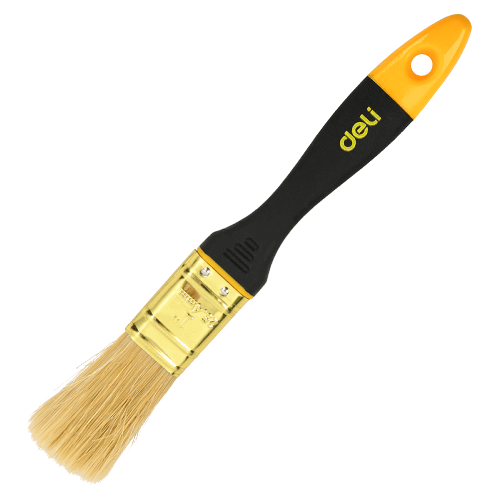 Кисть малярная Deli YS EDL509141, плоская, 1"-25 мм, смешанная щетина