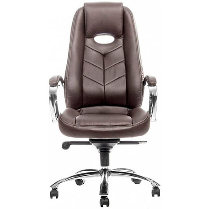 Кресло для руководителя EVERPROF "DRIFT PU", экокожа, металл, коричневый - 2