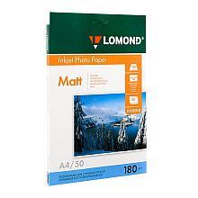 Фотобумага матовая для струйной фотопечати "Lomond"