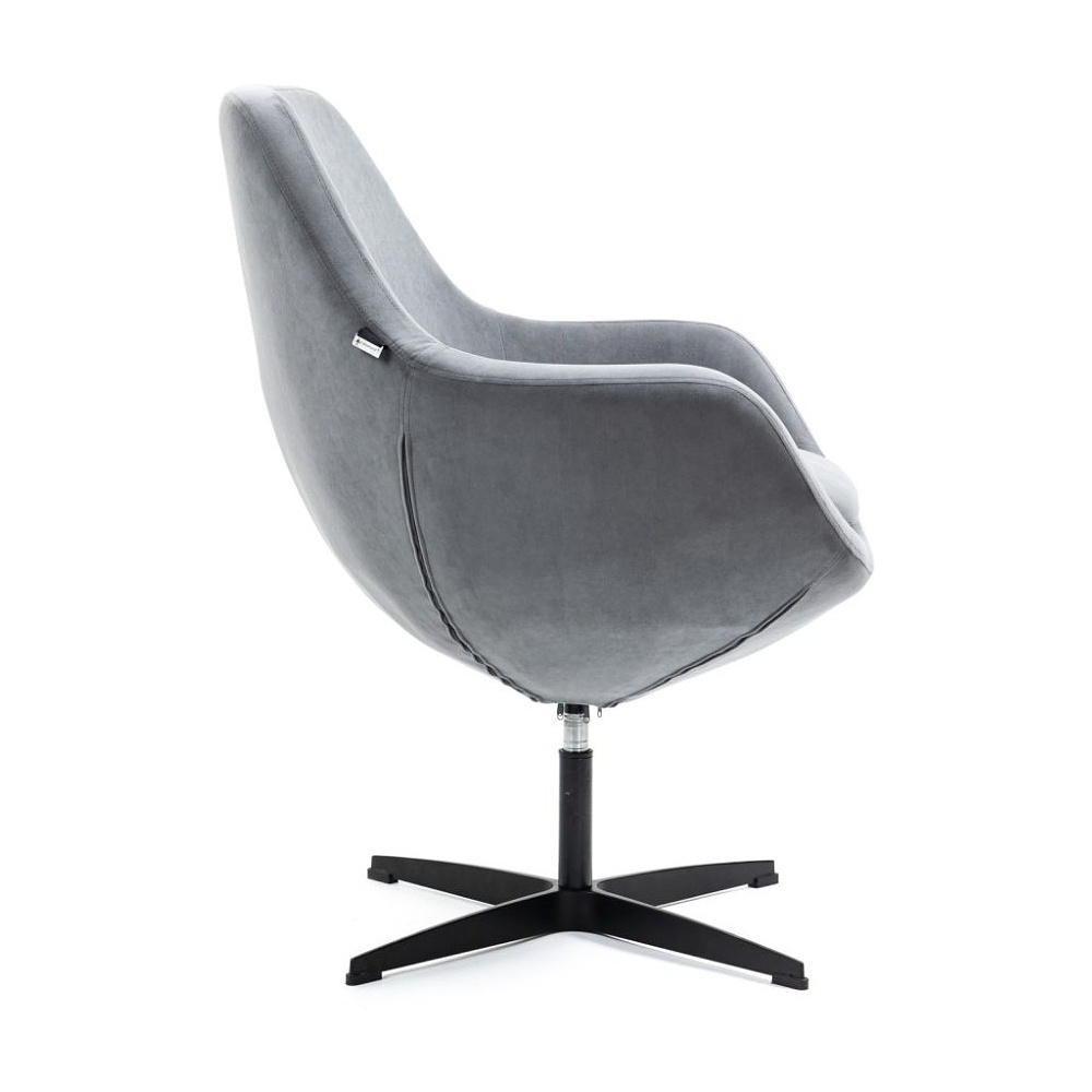 Кресло мягкое EVERPROF Rocky, ткань, серый, металл - 3