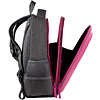 Рюкзак школьный "Заяц", черный, розовый - 4