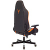 Кресло игровое "Knight Explore", экокожа, металл, черный, оранжевый - 10