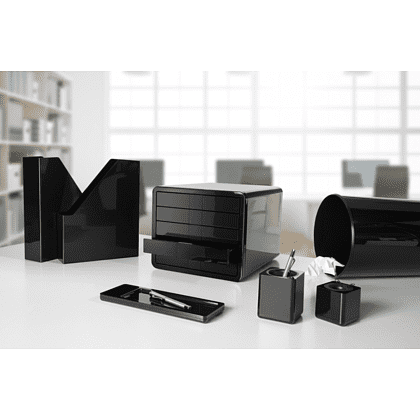 Блок из 5-и лотков закрытый "iBox", закрытый, черный - 3