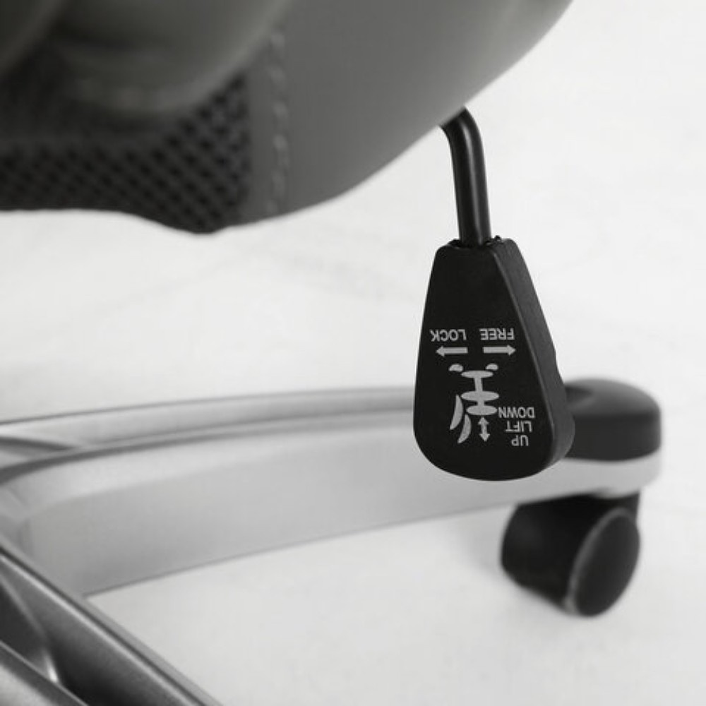 Кресло для руководителя BRABIX PREMIUM "Level EX-527", экокожа, серый, пластик  - 12