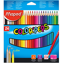 Цветные карандаши "Color Peps", 24 цвета, -30%