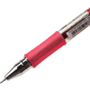 Ручка гелевая "Jell-Zone Standard", 0.5 мм, прозрачный, стерж. красный - 2