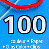 Скрепки цветные Maped, 25 мм, 100 шт, ассорти - 3