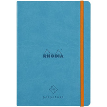 Еженедельник недатированный Clairefontaine Rhodia "Rhodiarama Perpetual", 148x210 мм, 128 страниц, бирюзовый