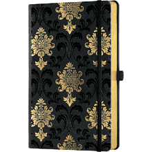 Блокнот Castelli Milano "Baroque Gold", А5, 96 листов, линейка, черный, золотой