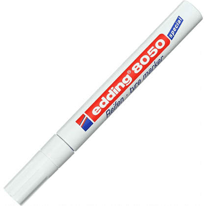 Маркер перманентный для резиновых поверхностей Edding "8050", белый
