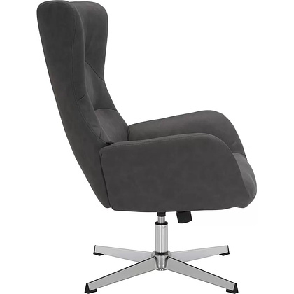 Кресло мягкое EVERPROF Apple, ткань, темно-серый - 5