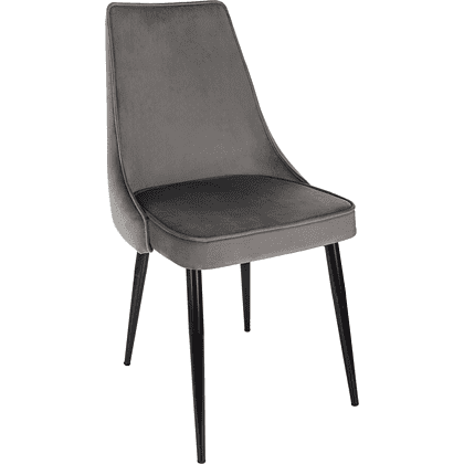 Стул Бюрократ "CH-K4_2", ткань, темно-серый, металл,  комплект 2 штуки - 2