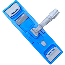 Держатель для мопов с зажимами, 40 см, синий