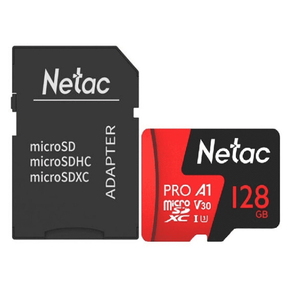 Карта памяти Netac MicroSD card P500 Extreme Pro 128GB