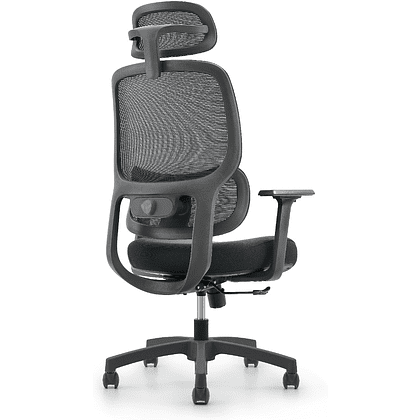Кресло для руководителя SitZone U-073A сетка, ткань, пластик, черный, -30% - 3