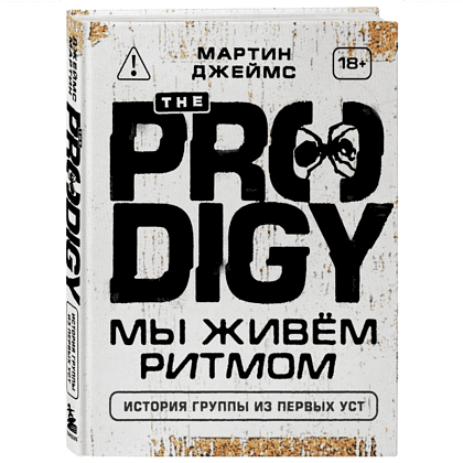 Книга "The Prodigy. Мы живём ритмом. История группы из первых уст", Джеймс Мартин