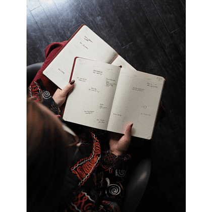 Еженедельник датированный "Rhodia", 80 листов, серый, 2026 - 2