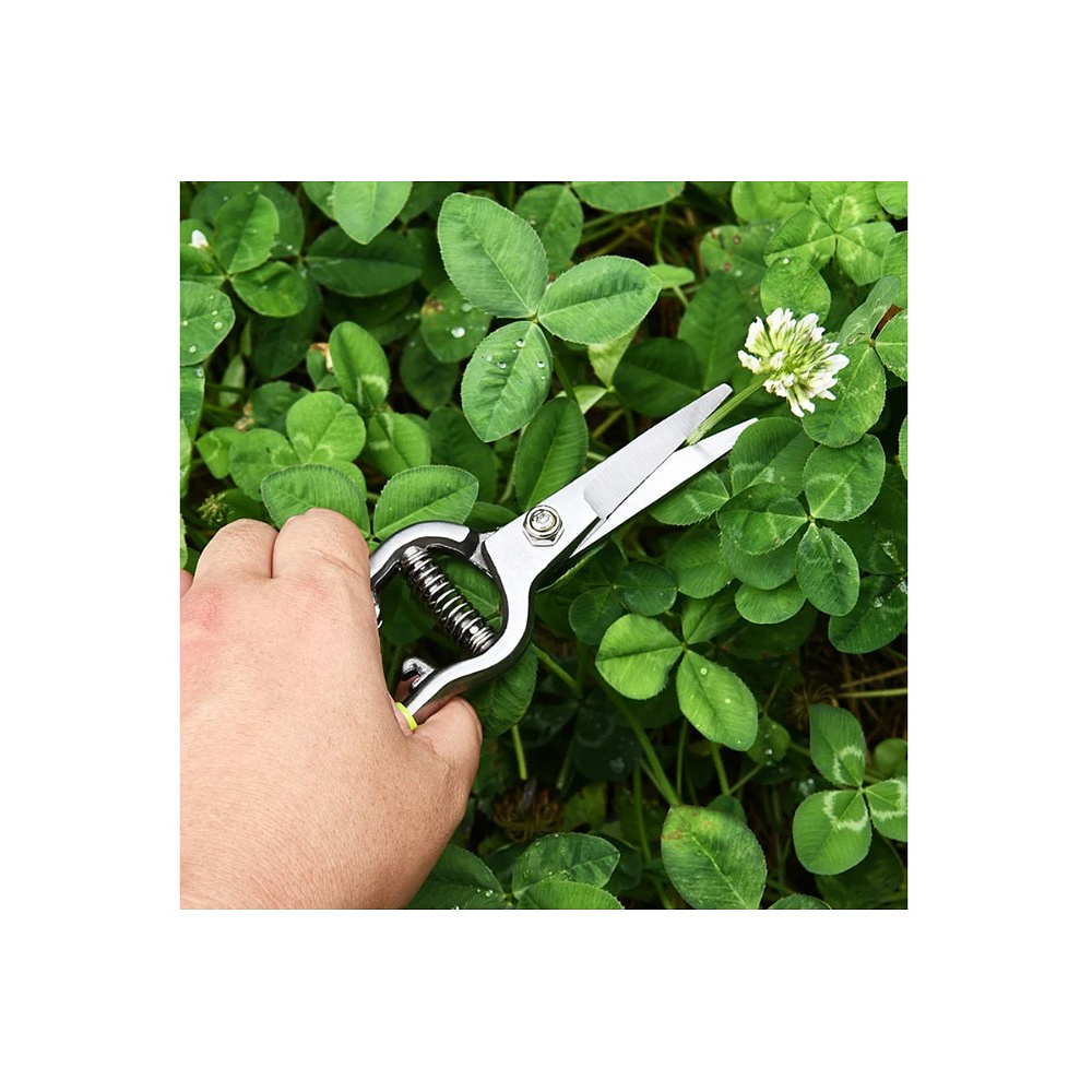 Ножницы садовые Deli GS EDL580123, 200 мм., черный, зеленый - 4