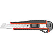 Нож строительный Miles "FA1806G/Y", 18 мм, усиленный