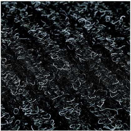 Коврик придверный "OfficeClean", 40х60 см, ребристый, черный - 3