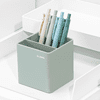 Подставка для ручек "Nusign", пластик, 2 деления, зеленый - 3