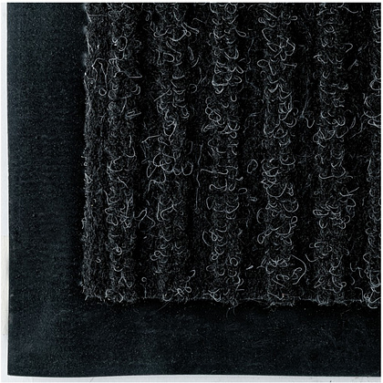 Коврик придверный "OfficeClean", 40х60 см, ребристый, черный - 2