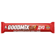 Шоколадный батончик Goodmix "Original", 40 гр, молочный шоколад с хрустящей вафлей