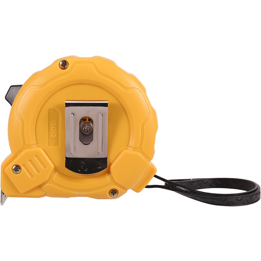 Рулетка Deli YS EDL9010B, 10 м х 25 мм, желтый - 4