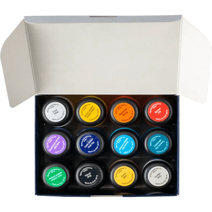 Краска акриловая по ткани "Декола", набор 12 цветов, 20 мл, банки - 5