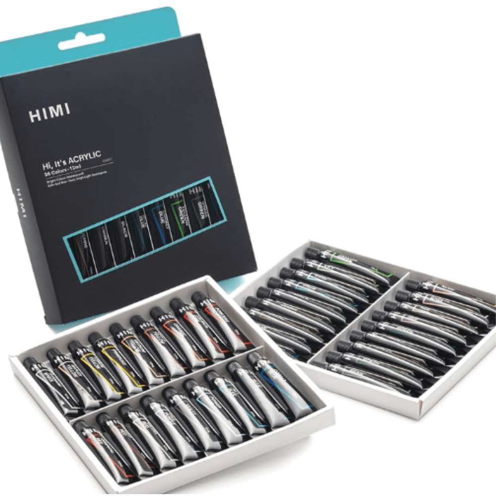 Краски акриловые "Himi.New vision", 36 цветов, тубы