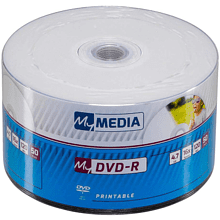 Диск DVD-R MyMedia, 4.7Gb, 16x, Printable, 50 шт